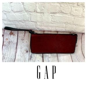 Gap Calf Hair Wristlet Clutch / Wallet/ P…